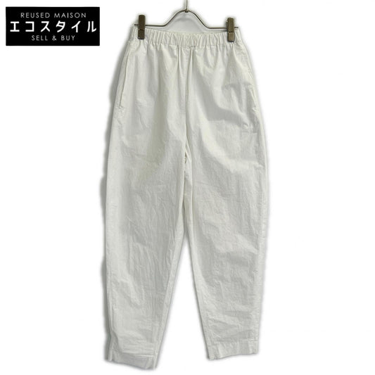 ENFOLD エンフォルド 23SS 300GS231-1710 ホワイト コットン EGG PANTS イージーパンツ ボトムス