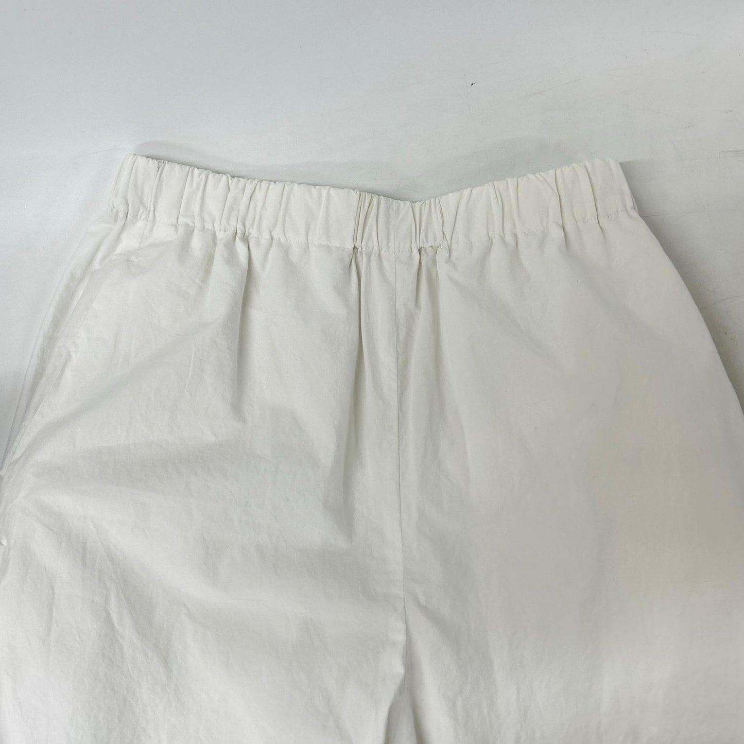 ENFOLD エンフォルド 23SS 300GS231-1710 ホワイト コットン EGG PANTS イージーパンツ ボトムス