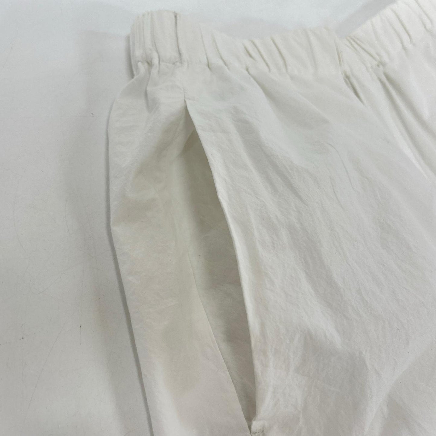 ENFOLD エンフォルド 23SS 300GS231-1710 ホワイト コットン EGG PANTS イージーパンツ ボトムス