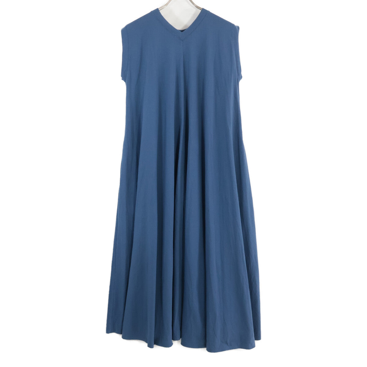 BLUE SUVIN AIR SPINNING FLARED DRESS One-piece 01 Lady's