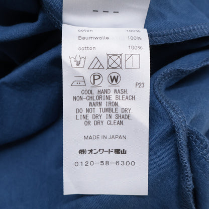 【SALE】 ATON blue SUVIN AIR SPINNING FLARED DRESS one-piece dress