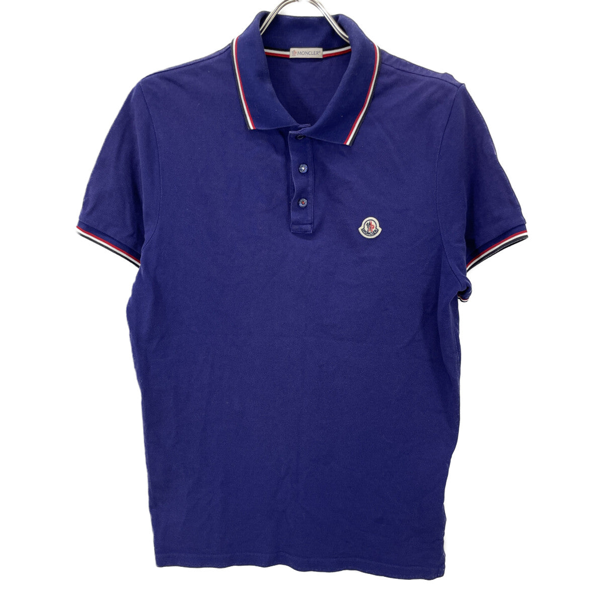 MONCLER 盟可睐 国内正品 MAGLIA POLO MANICA CORTA 棉质 贴布徽标 POLO衫 上衣