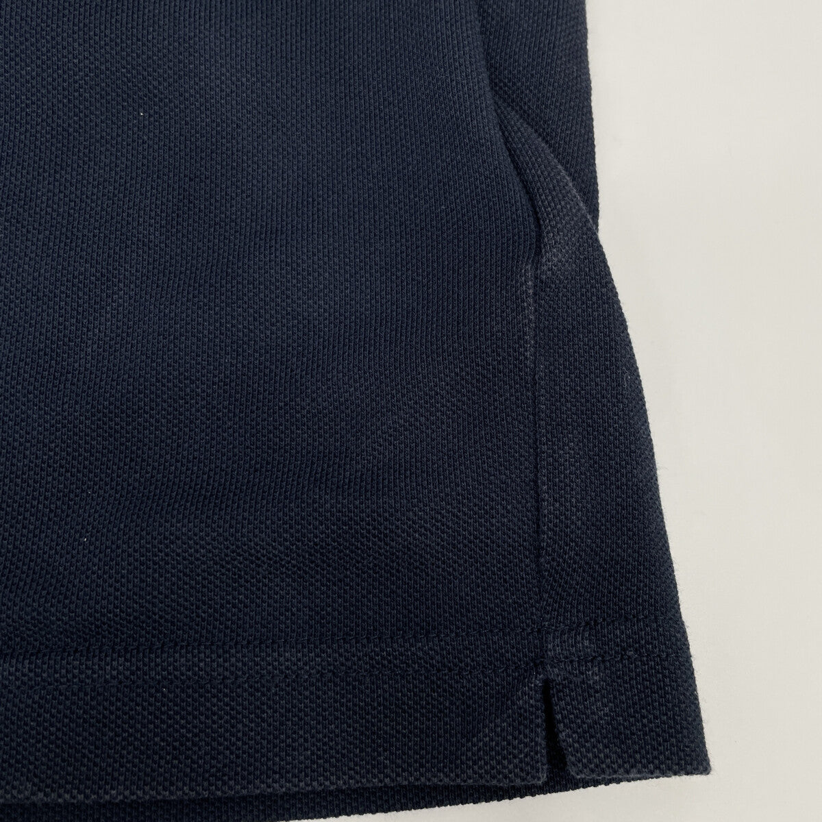 MONCLER 盟可睐 国内正品 MAGLIA POLO MANICA CORTA 海军蓝×白色 棉质 徽章标识 Polo衫 上衣