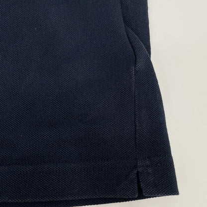 MONCLER 盟可睐 国内正品 MAGLIA POLO MANICA CORTA 海军蓝×白色 棉质 徽章标识 Polo衫 上衣