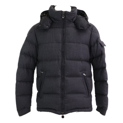 MONTGENEVRE Moncler Wool Hooded Down Jacket 1 Men's