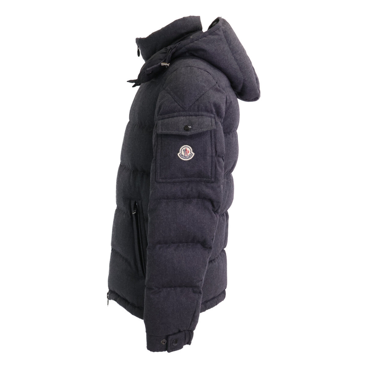 MONTGENEVRE Moncler Wool Hooded Down Jacket 1 Men's