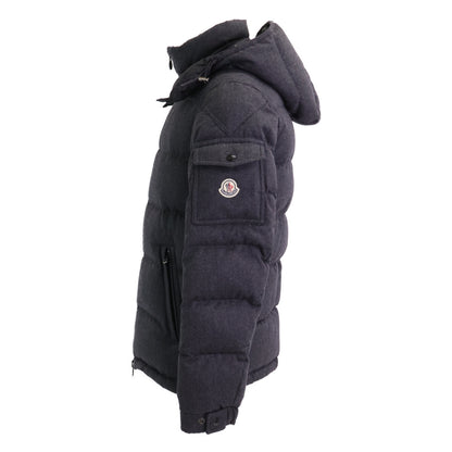 MONTGENEVRE Moncler Wool Hooded Down Jacket 1 Men's