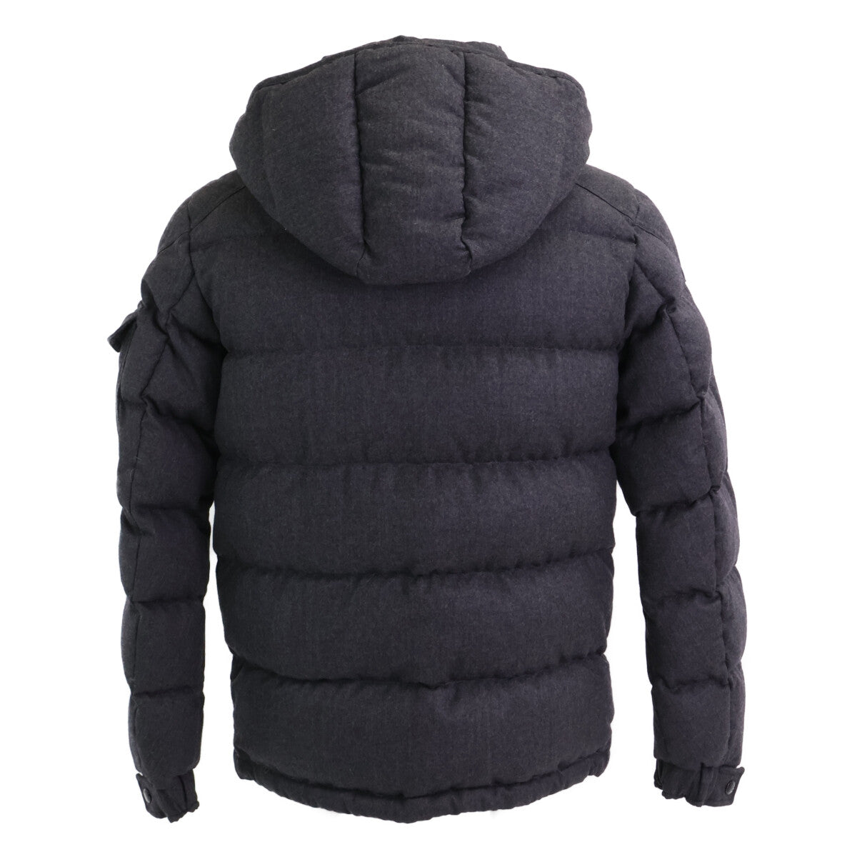 MONTGENEVRE Moncler Wool Hooded Down Jacket 1 Men's