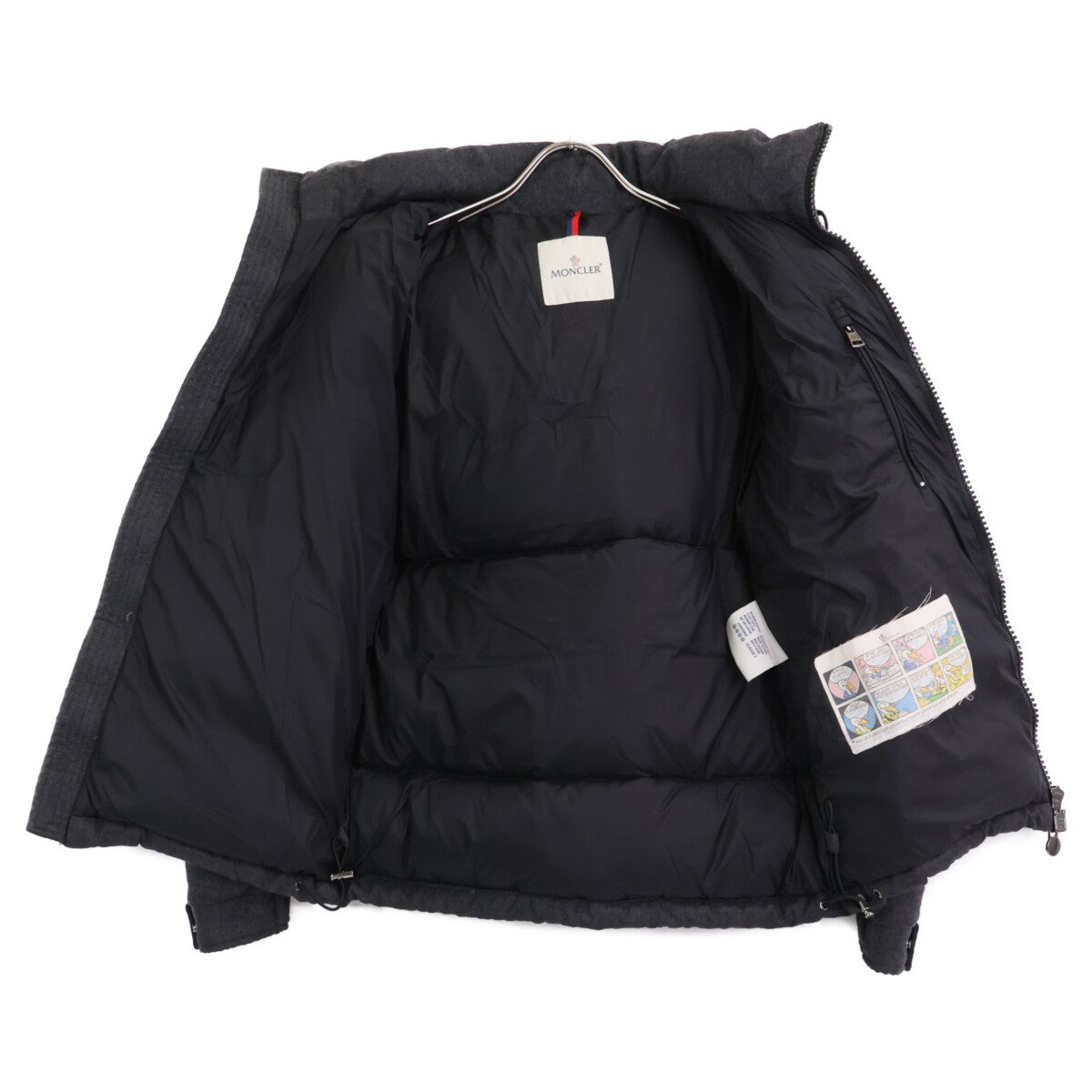 MONTGENEVRE Moncler Wool Hooded Down Jacket 1 Men's