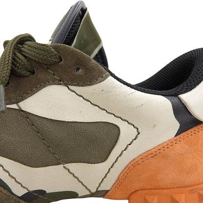 Valentino Garavani ヴァレンティノガラヴァーニ スエード カモフラスニーカー シューズ メンズ オレンジ×マルチカラー 40 FN723Y2 シューズ 40 メンズ