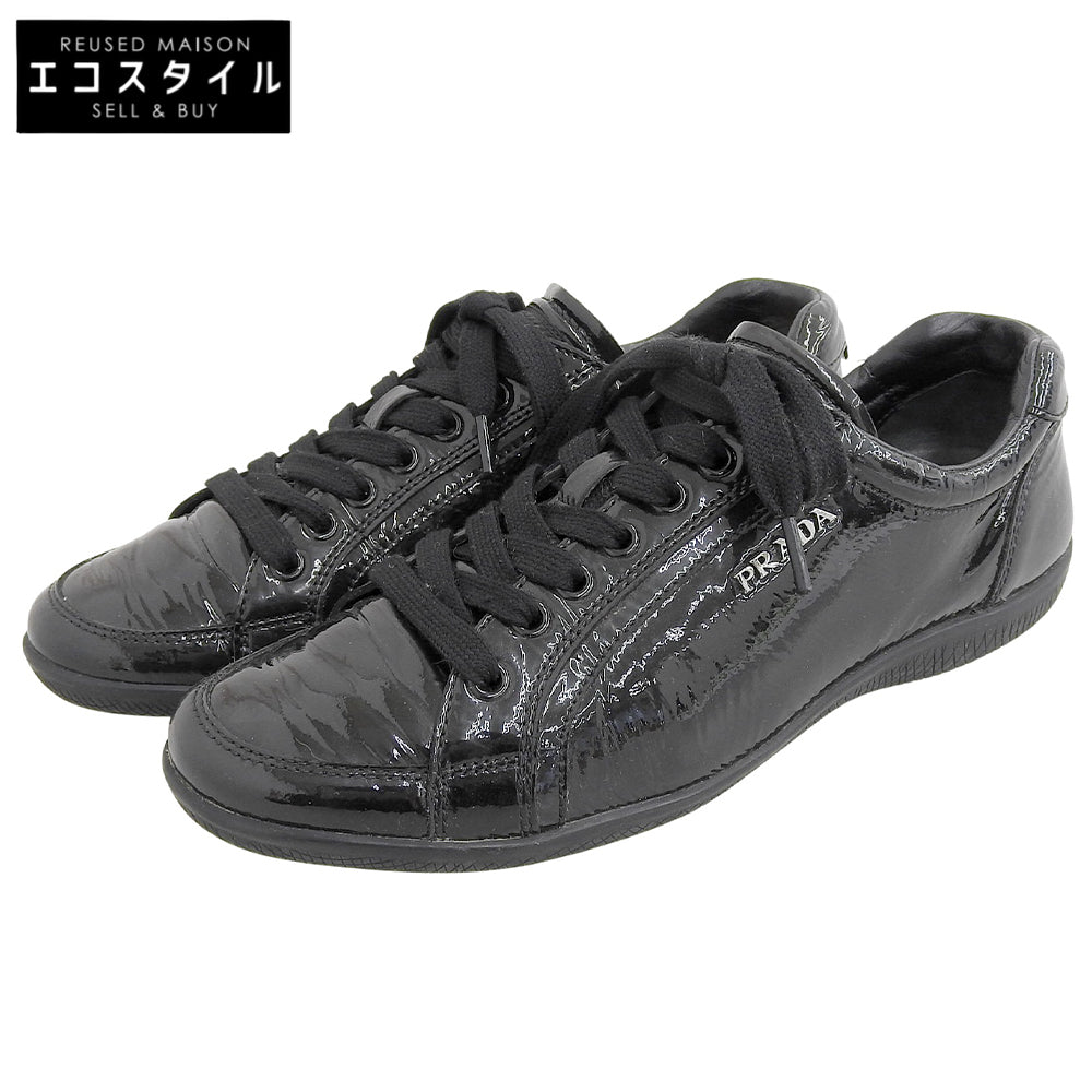 PRADA SPORT プラダスポーツ エナメル ローカットスニーカー シューズ 