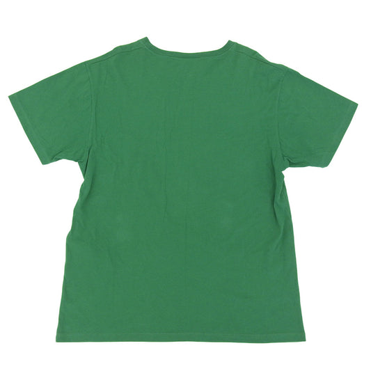 GUCCI WOOF WOOF Dog Print Cotton T-shirt Women's Green S Top