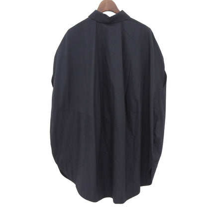 ENFOLD Excellent Condition Cotton CIRCLE SLEEVELESS-SHIRT Top Women's Black 38 25AW 300IA130-0021 Tops