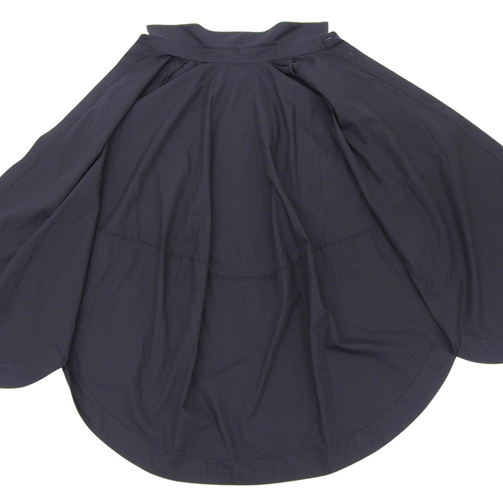 ENFOLD Excellent Condition Cotton CIRCLE SLEEVELESS-SHIRT Top Women's Black 38 25AW 300IA130-0021 Tops