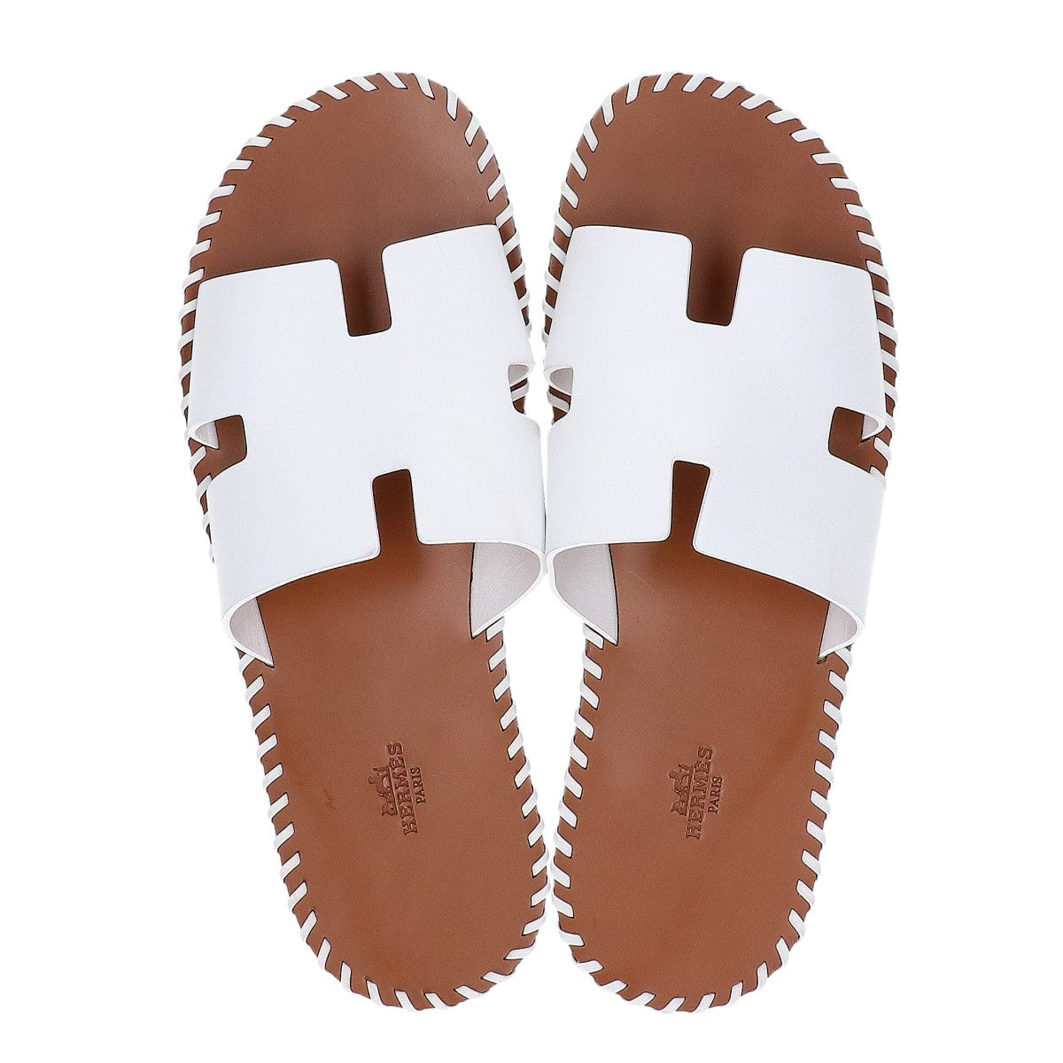 HERMES 221797ZH Oran Tressé Flat Sandals