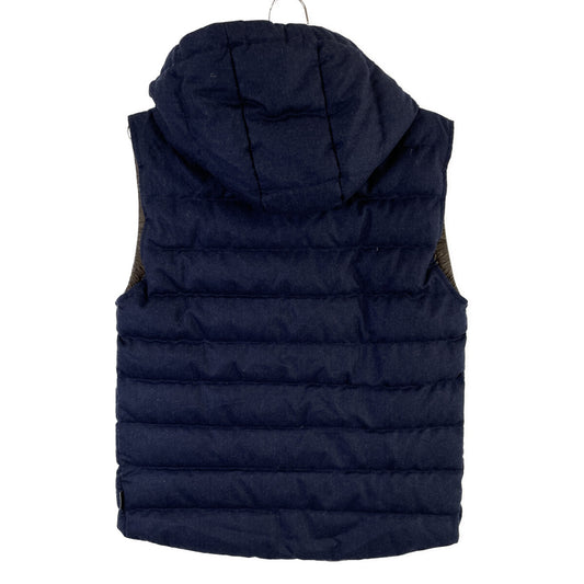 MONCLER モンクレール 16年製 ネイビー JEANCHRISTOPHE フーデッドダウンベスト ベスト