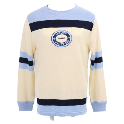 LOUIS VUITTON 路易威登 【国内正品/24SS】RW242WW LAG FRKL08 /1AFPN7 Basketball Knit Pullover 正面标志贴饰圆领针织衫/上衣