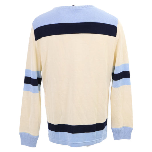 LOUIS VUITTON ルイヴィトン 【国内正規/24SS】RW242WW LAG FRKL08 /1AFPN7 Basketball Knit Pullover フロントロゴワッペン クルーネック ニットセーター/ トップス