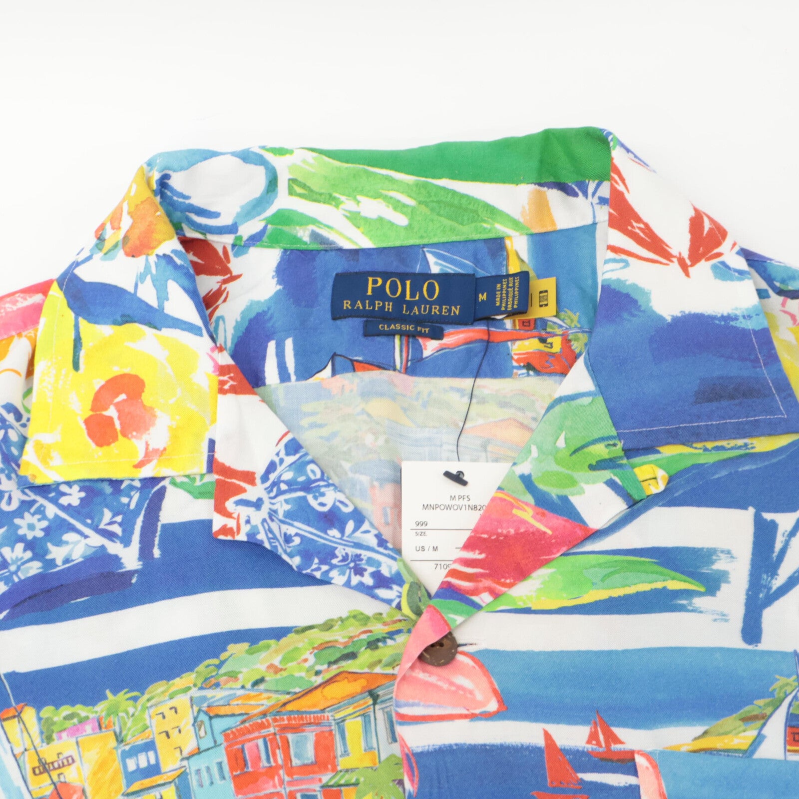 POLO RALPH LAUREN 马球 拉尔夫劳伦 【新品同款/国内正品】Clady1pksss-short Sleeve sport Shirt 全幅印花 短袖夏威夷衬衫/上衣