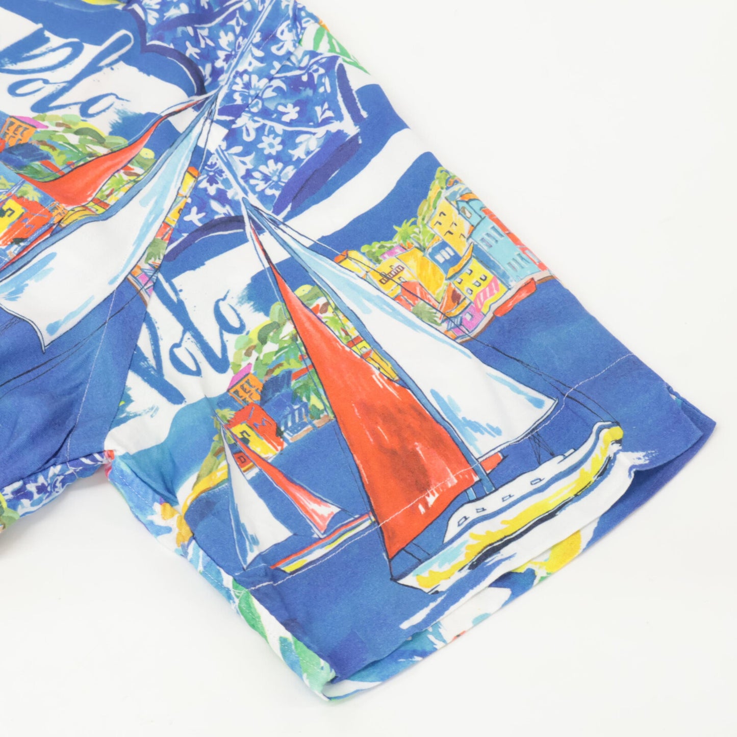 POLO RALPH LAUREN 马球 拉尔夫劳伦 【新品同款/国内正品】Clady1pksss-short Sleeve sport Shirt 全幅印花 短袖夏威夷衬衫/上衣