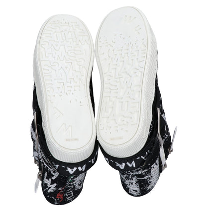 WHITE FLAGS White Flags [x haculla] Paint Design High-Top Sneakers Shoes 24.5 Men's