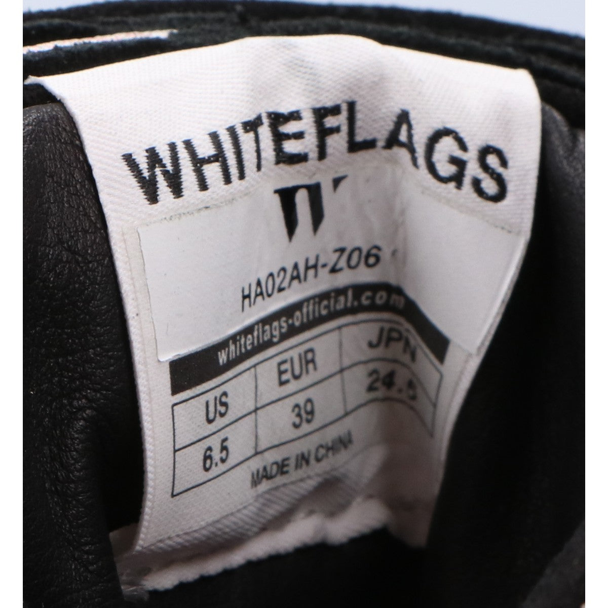 WHITE FLAGS White Flags [x haculla] Paint Design High-Top Sneakers Shoes 24.5 Men's