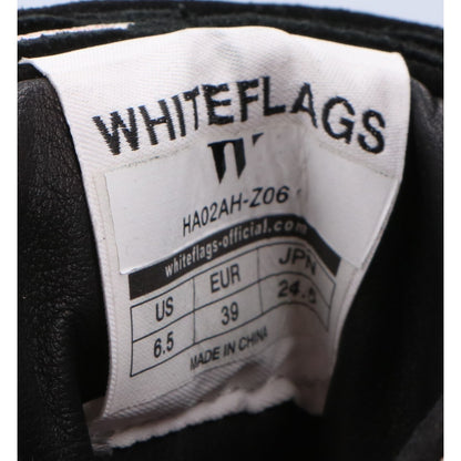 WHITE FLAGS White Flags [x haculla] Paint Design High-Top Sneakers Shoes 24.5 Men's