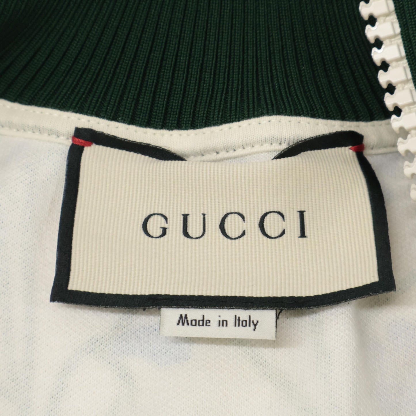 GUCCI 479538 17AW White Floral Print Frill Sleeve Jersey Dress
