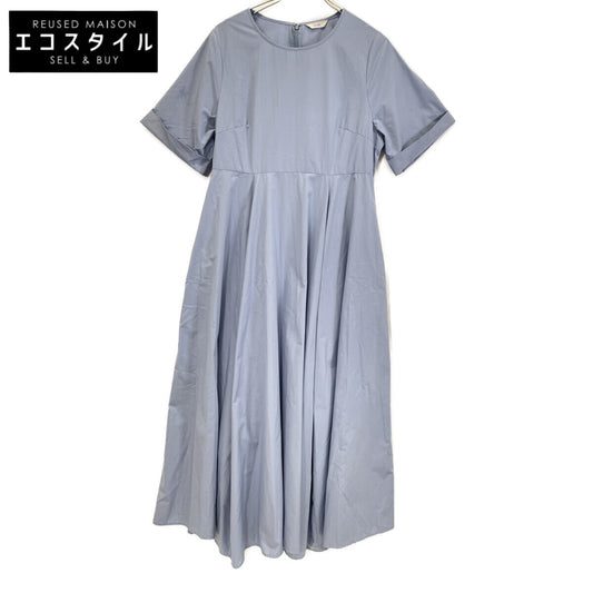 CLANE 12112-5062 Cotton Short Sleeve Wide Belt Maxi Dress 1 Ladies