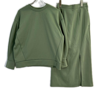 CLANE 12112-5322 Green COLOR BULKY JERSEY SET UP Suit Set Up 0