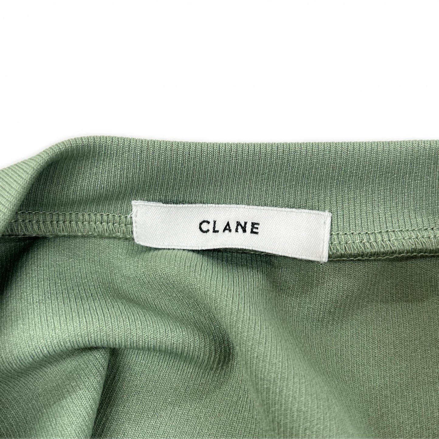 CLANE クラネ 12112-5322 ｸﾞﾘｰﾝ COLOR BULKY JERSEY SET UP スーツ セットアップ 0