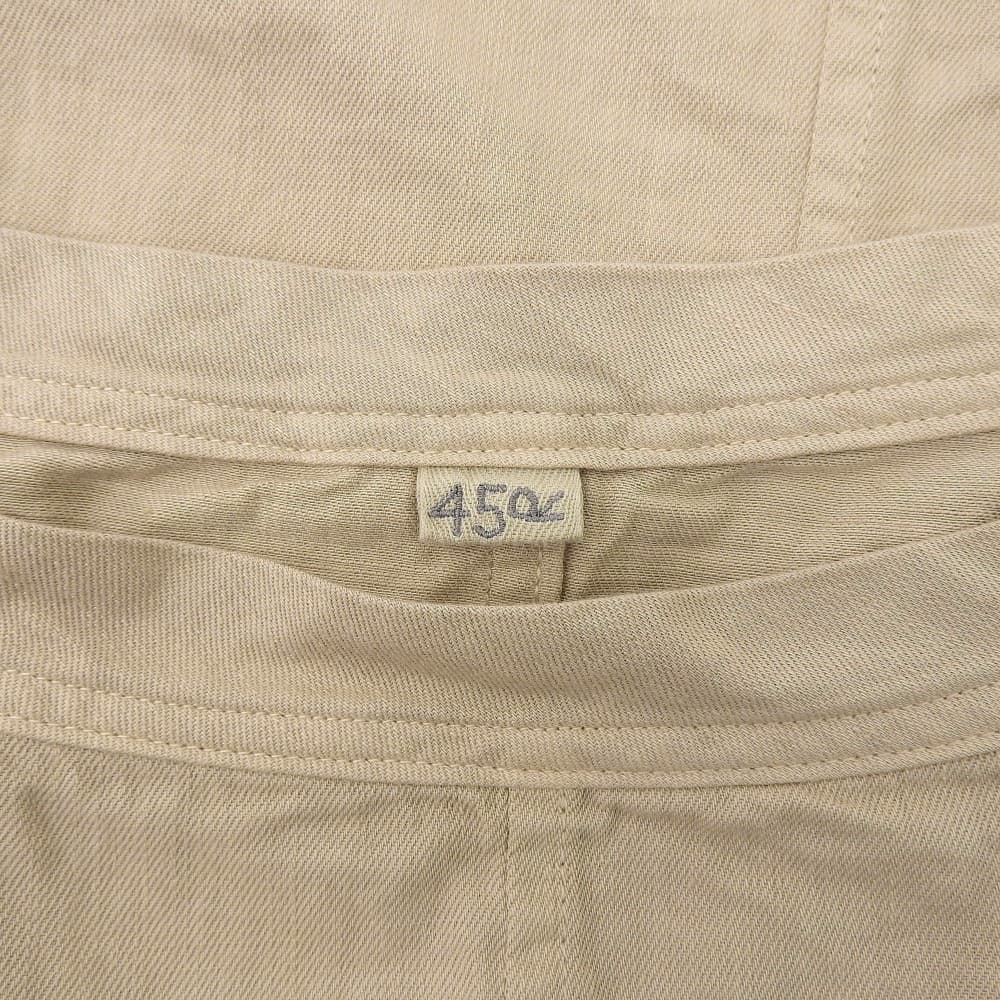 45R Forty Five R Shirt Chino Dress Short Sleeve Women's Cotton Beige 5065088 Dress