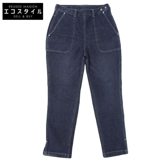 Wheat-Millet Stretch Peach Princess (Shadow Indigo Burnt) Bottoms - Women