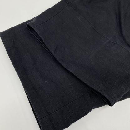 VERYTAGE Black x White Linen Blend ZWIDER Embroidery Bottoms 2 Men's