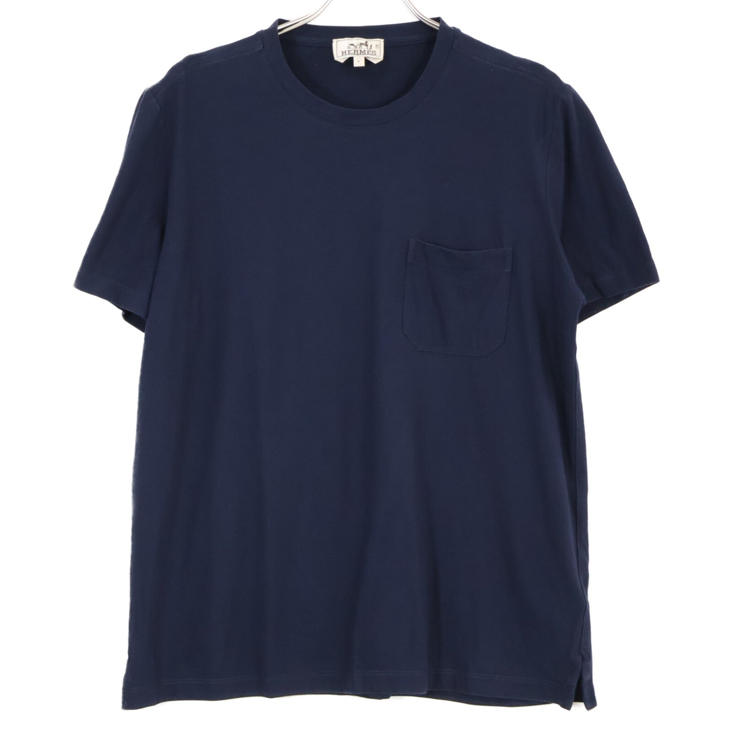 HERMES 20SS 01-5773 Cotton Crew Neck Short Sleeve Pocket T-shirt Top