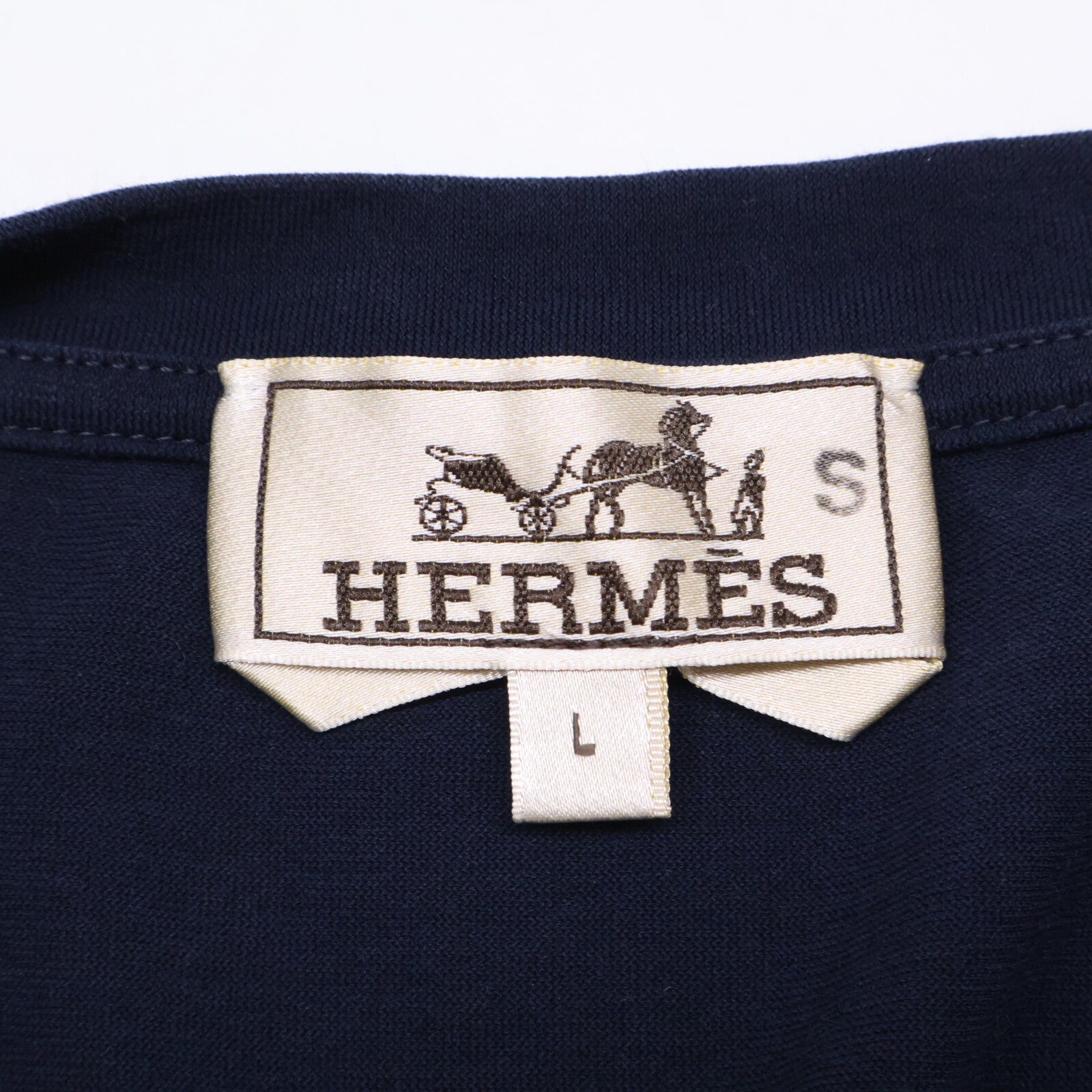 HERMES 20SS 01-5773 Cotton Crew Neck Short Sleeve Pocket T-shirt Top