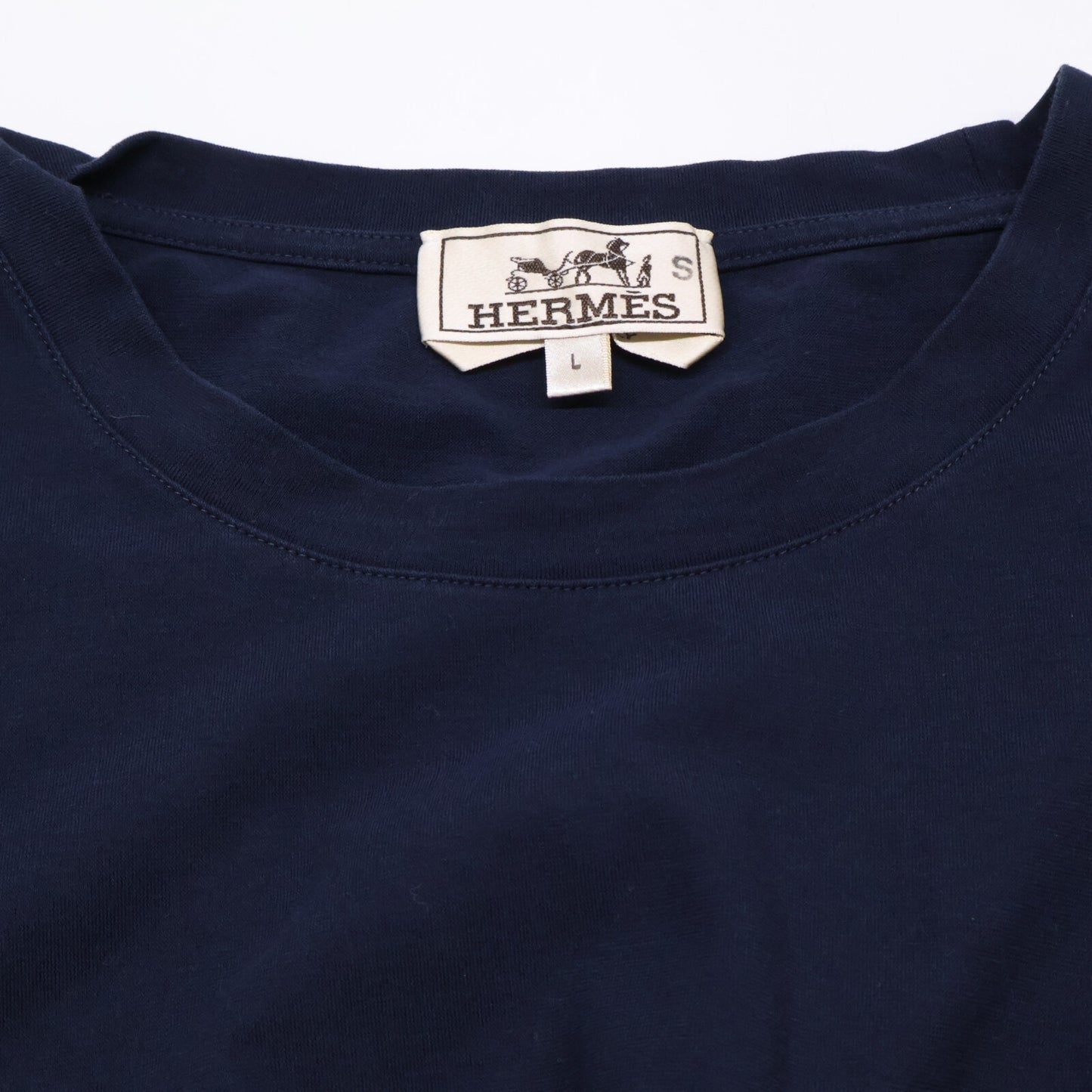 HERMES 20SS 01-5773 Cotton Crew Neck Short Sleeve Pocket T-shirt Top