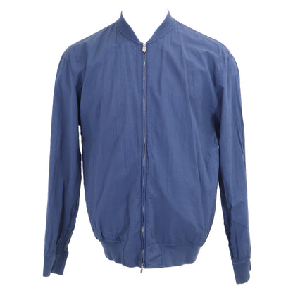 HERMES Striped Seersucker Double Zip Blouson/Jacket [Domestic Regular]