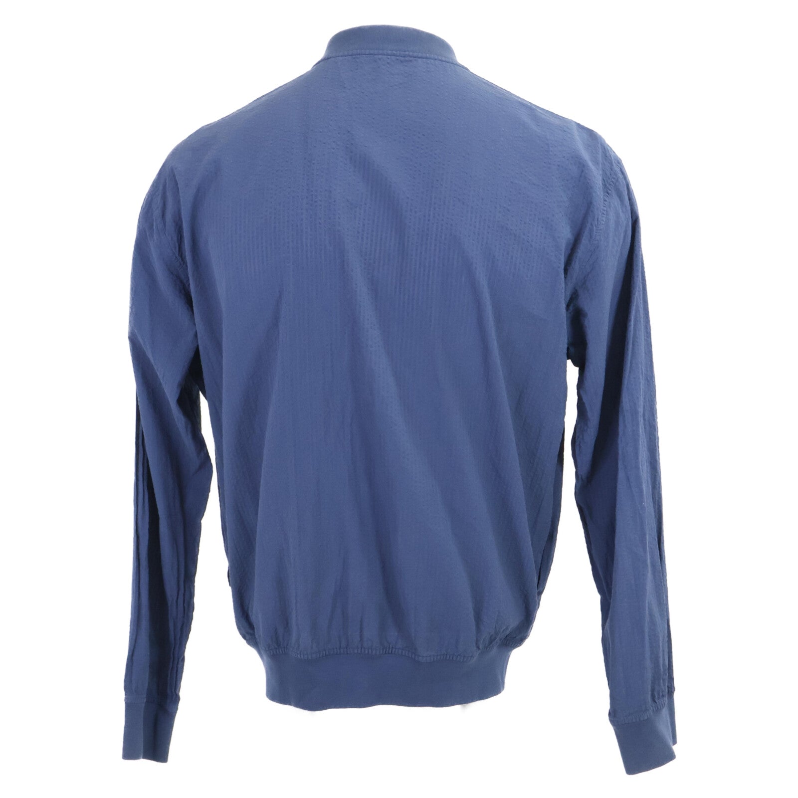 HERMES Striped Seersucker Double Zip Blouson/Jacket [Domestic Regular]