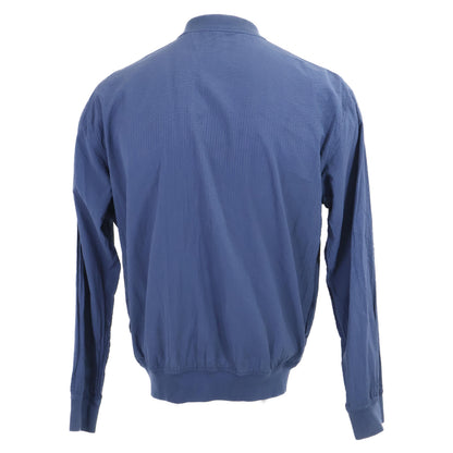 HERMES Striped Seersucker Double Zip Blouson/Jacket [Domestic Regular]