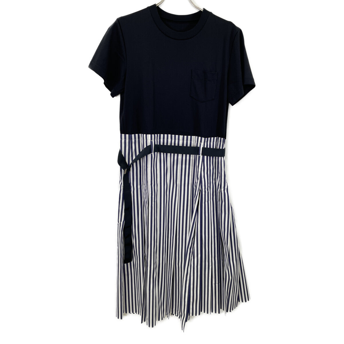 sacai 24-07401 2024 Navy THOMAS MASON Shirt Dress