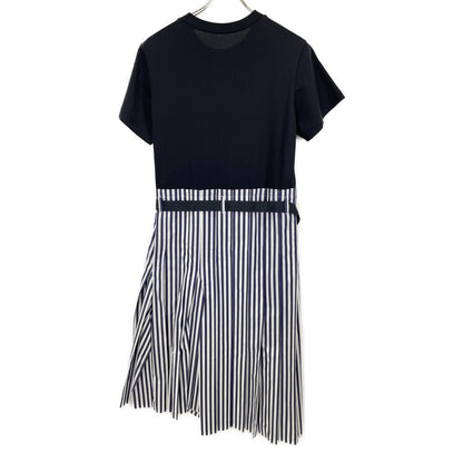 sacai 24-07401 2024 Navy THOMAS MASON Shirt Dress