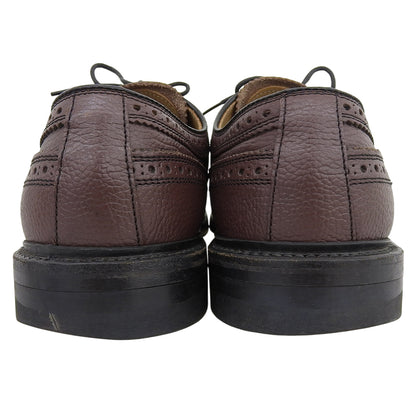 REGAL リーガル グレインレザー ロングウィングチップ ダービーシューズ メンズ ブラウン系 25cm 2585 シューズ 25