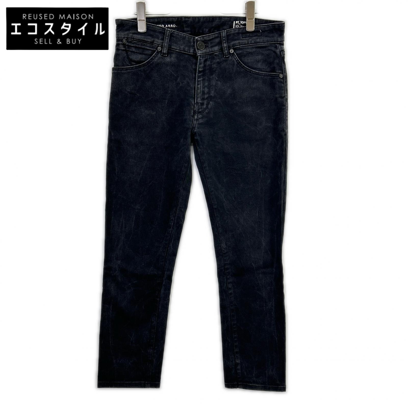 PT TORINO ピーティートリノ ×UNITED ARROWS C5DJ05Z3WBAS 黑色 棉 锥形牛仔裤 裤装 29
