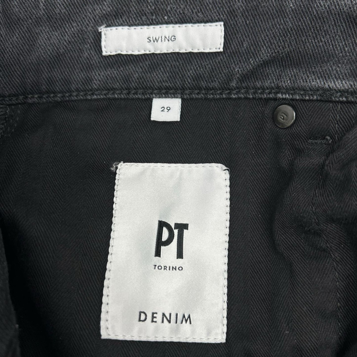 PT TORINO ピーティートリノ ×UNITED ARROWS C5DJ05Z3WBAS 黑色 棉 锥形牛仔裤 裤装 29