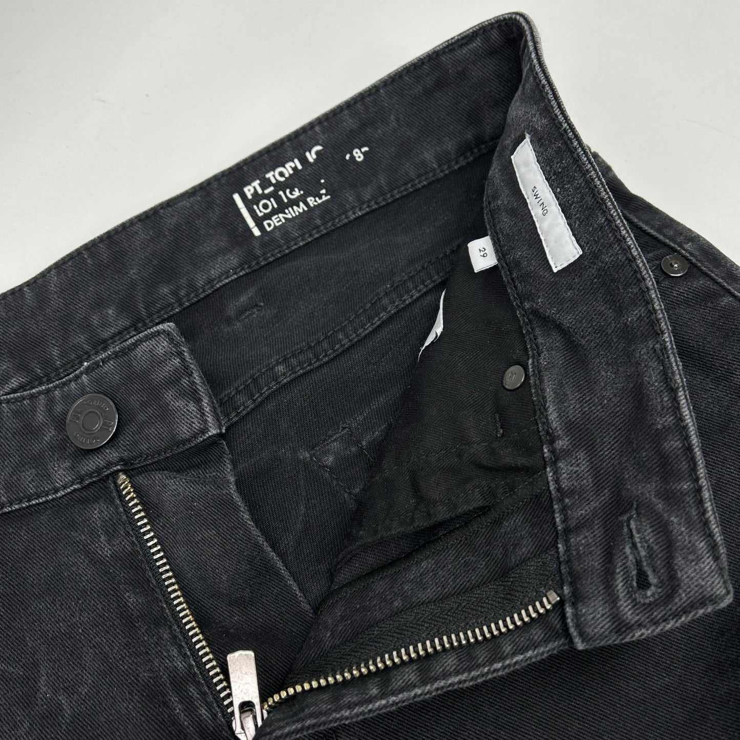PT TORINO ピーティートリノ ×UNITED ARROWS C5DJ05Z3WBAS 黑色 棉 锥形牛仔裤 裤装 29