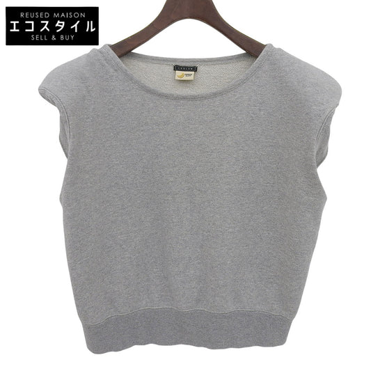 LUDLOW ラドロー 美品 コットン×バナナ ノースリーブ スウェット プルオーバー トップス レディース グレー 24-LD24S-TP009 トップス
