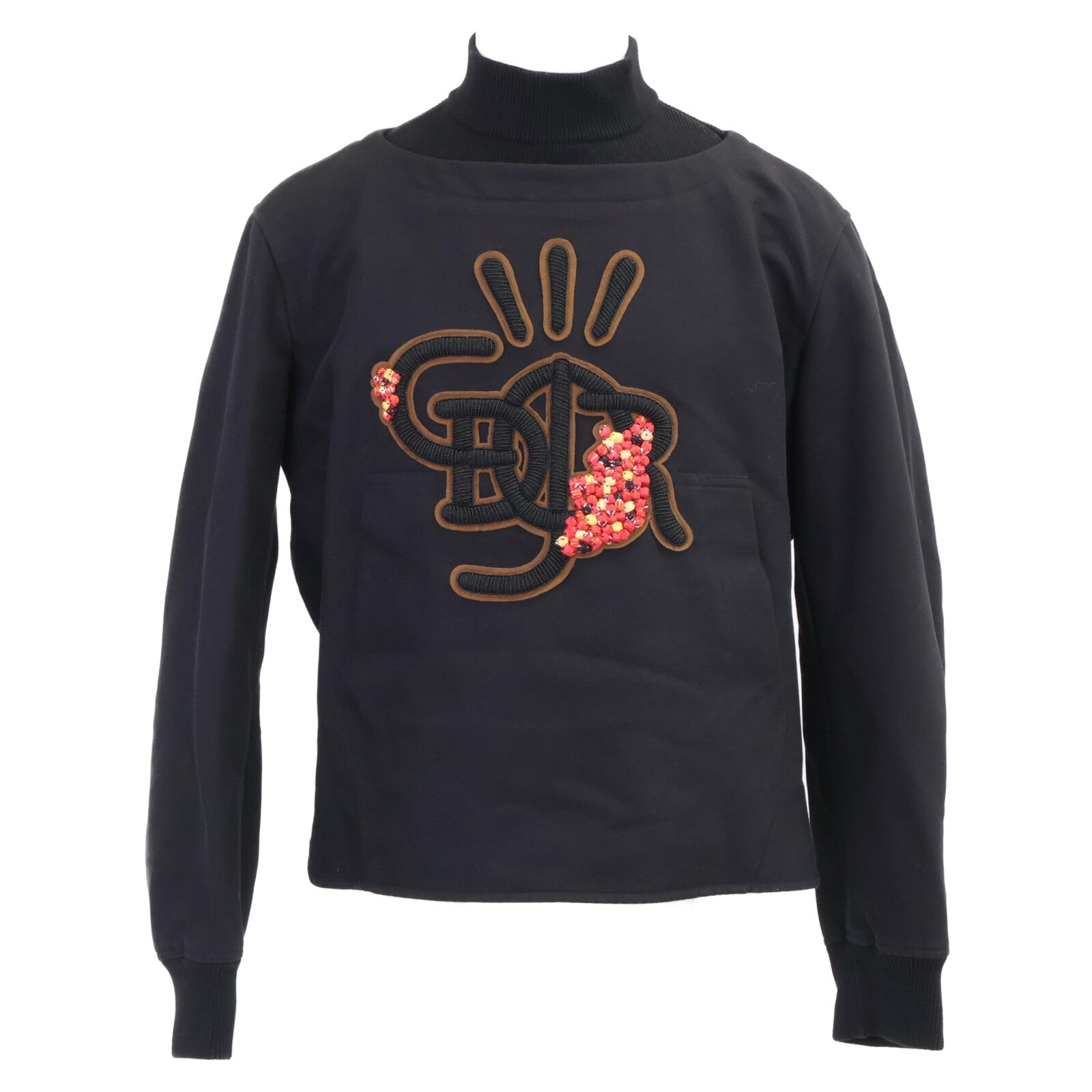 DIOR x Travis Scott Cactus Jack [Excellent Condition/Domestic Authentic/22AW] 28TC683A5519 Front Logo Mock Neck Anorak Sweatshirt/Top