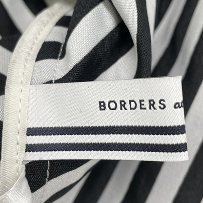 BORDERS at BALCONY BD2211-2D-15 Black Border Peplum Cut-and-Sew Top