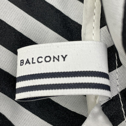 BORDERS at BALCONY BD2211-2D-15 Black Border Peplum Cut-and-Sew Top
